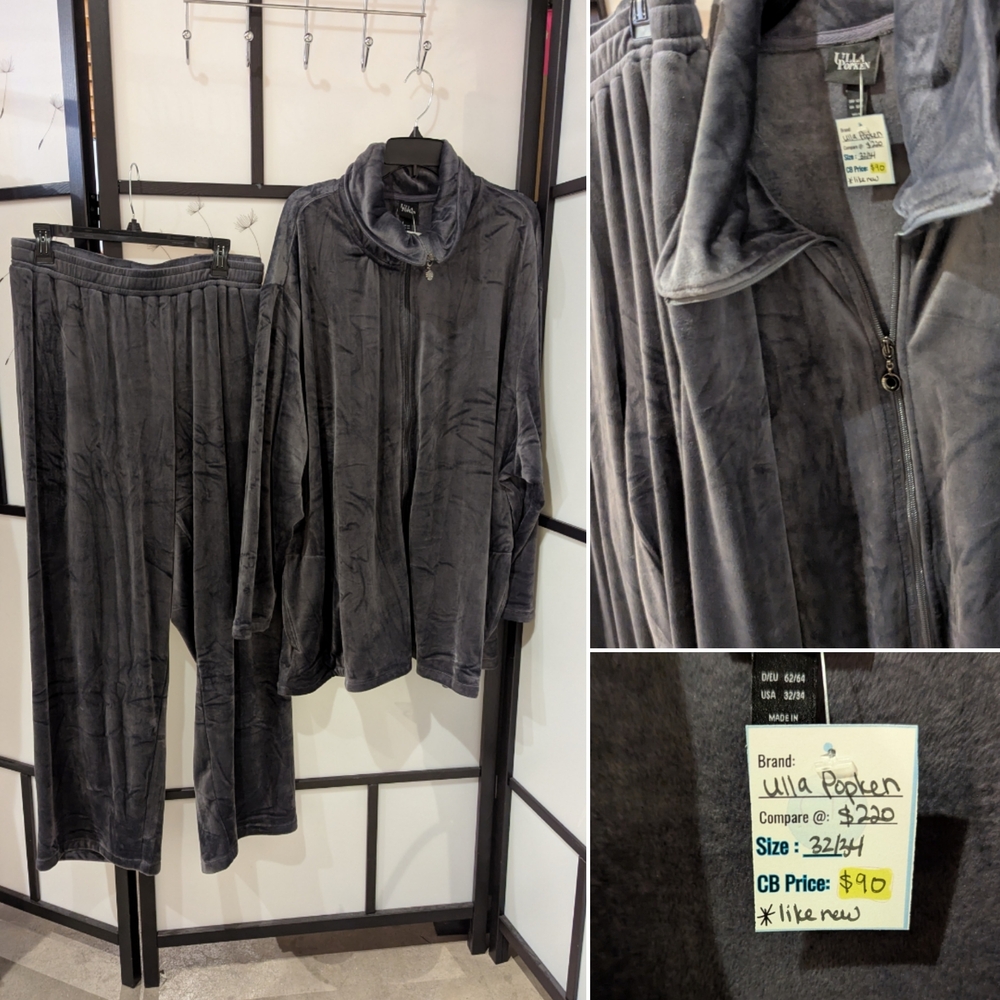 Gray Women's Pants & Jumpsuit Set